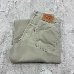 s*8様 00s　USA製　リーバイス　550　カラーデニムパンツ　W30　ベー