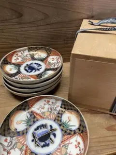 mf508④『唐津 兎 豆皿 手塩皿５枚』　/骨董品 古美術 アンティーク 古玩 mf508④【唐津 兎 豆皿 手塩皿 5枚】 /骨董品 古美術 アンティーク