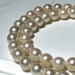 6.5〜7.0mm あこや本真珠 パール ネックレス ナチュラルカラーM864 