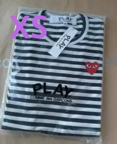 XSサイズ　PLAY COMME DES GARÇONS ボーダー長袖Tシャツのサムネイル