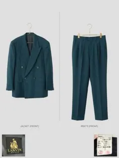 美品 XL 古着スーツ】LANVIN CLASSIQUE ダブルセットアップ - メルカリ