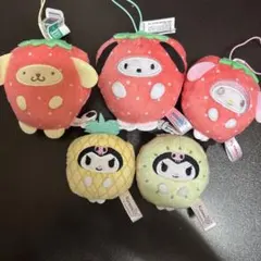 サンリオキャラクターズ フルーツきぐるみマスコット ポムポムプリン