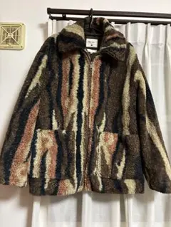 niko and... ボアジャケット M ブラウン系