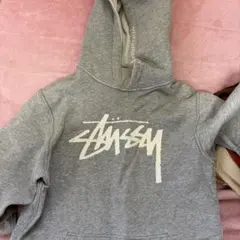 Stussy グレー フード付きパーカー（古着）