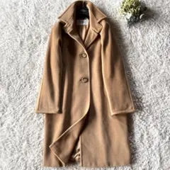 MaxMara 高級ロングチェスターコート イタリア 白タグ 30万 カシミヤ混