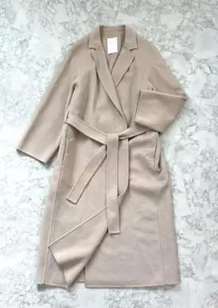 【美品】NOBLE ノーブル　リバーパフガウンコート　ロングコート Noble（ノーブル）の「W/Nyリバーパフ ガウンコート2◇（その他