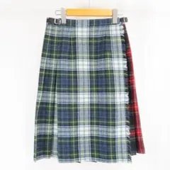 アイルランド製 O'NEIL of DUBLIN ウール ラップ スカート 緑