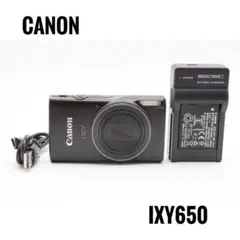 【美品】Canon IXY650コンパクトデジタルカメラ 純正充電器付 IXY 新品 CANON キヤノン コンパクト デジタルカメラ 650