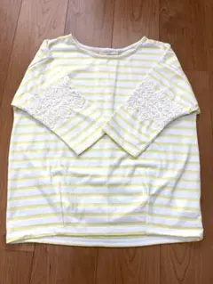 【chocol Raffine robe】7分袖カットソー　フリーサイズ
