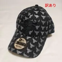 訳あり ニューエラ モノグラム キャップ 9FORTY 黒 シカゴブルズ Aのサムネイル
