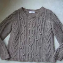 earth music&ecology☆ベージュセーター/F