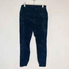 迷彩 レギンス テーパード カモフラ 【L 】黒 ポリエステル ヨガ