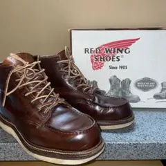 レッドウィング 8133 スーパーソール モックトゥ US9E 27cm 箱付き レッドウィング 8133 スーパーソール モックトゥ US9E 27cm 箱付き