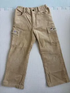 ファミリア　ベージュ カーゴパンツ
