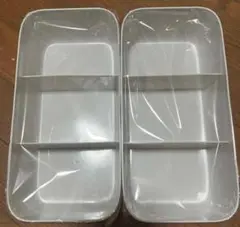 P.CREST 収納 ケース 小3マス 2個セット 衣類 ボックス 下着 靴下