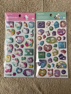 ポップデコパーティーシール はぴだんぶい　ハローキティセット