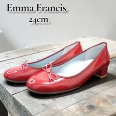 【未使用】Emma Francis エマフランシス バレエシューズ 24cmのサムネイル