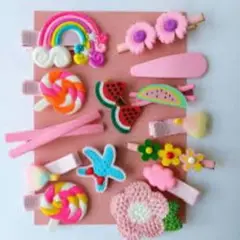 カラフルヘアピンセット かわいいデザイン