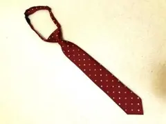 COMME CA ISM ワインレッド ドット ネクタイ L