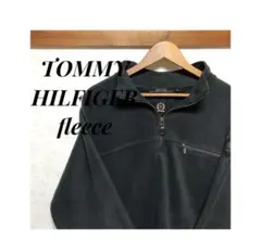 トミーヒルフィガー TOMMY HILFIGER フリースハーフジップ 古着
