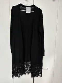まもなく終了❣️BEARDSLEY 裾レースロングカーディガン