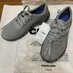 Crocs LiteRide スニーカー グレー 迷彩 クロックス ライトライドのサムネイル