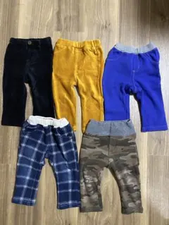 べビー キッズ パンツ ズボン 5点セット まとめ売り80㎝