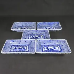 古伊万里 蛸唐草 四方皿 10枚 木箱付 東キ8-0525① トコカニ - メルカリ