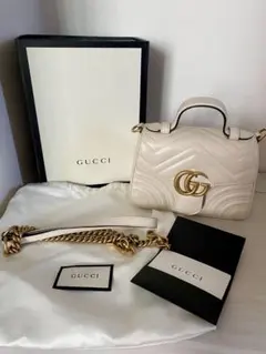 最終お値下げ★GUCCI グッチ ミニ トップハンドルバッグ