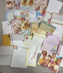 平成レトロ　バラ　封筒　20枚　便箋　16枚セット