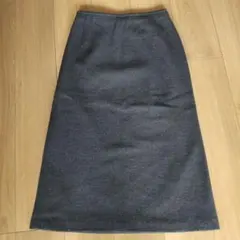 ベルドボワ　日本製　スカート　グレー洗える