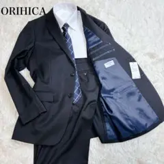 ORIHICA ブラックセットアップスーツ 着回しスーツ タグ付き未使用XL相当