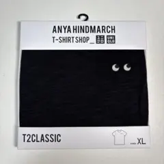 ANYA HINDMARCH UNIQLO Tシャツ ブラック XL
