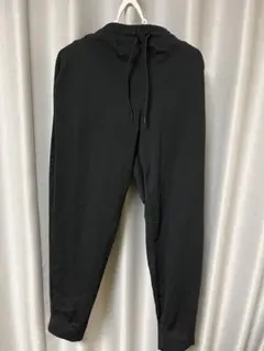 黒 ジャージパンツ ゴムウエスト