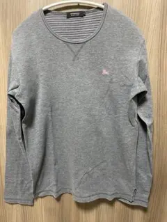 BURBERRY BLACK LABEL グレー 長袖 カットソー サイズ2
