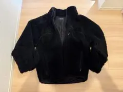 超美品　ナノユニバース　メンズ　ボアブルゾン ブラック Sサイズ
