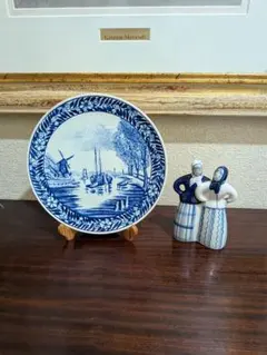 デルフト焼き　MAKKUM 飾り皿　3枚セット Yahoo!オークション -「デルフト 皿」の落札相場・落札価格
