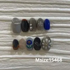 【現品】個性派　ショートネイルチップ