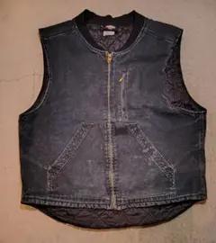 Dickiesディッキーズ ワークベスト ダック生地 ブラック USA製