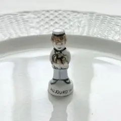 フェーブ フェーヴ パン屋さん 少年 フランスアンティーク ミニチュア 陶器