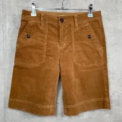 a.v.v standard ショートパンツ コーデュロイ S相当 ブラウン