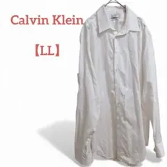 Calvin Klein 【LL】ノンアイロン スリムフィット ワイシャツ