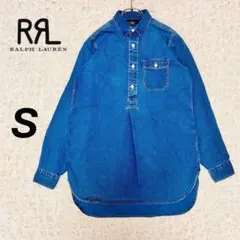 『RRL』　ダブルアールエル　ポルカドット　シャツ　上品　大人気　インディゴ　Sのサムネイル