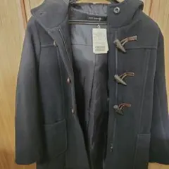 新品タグ付き　pon ponette ダッフルコート S(140) ネイビー