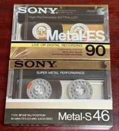 レア未使用品】カセットテープ SONY Metal Master 46 - メルカリ