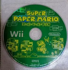 【wiiソフト(ケースなし)】スーパーペーパーマリオ Wii
