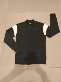 Puma ジップアップジャージジャケット ブラック/ホワイト　【美品】