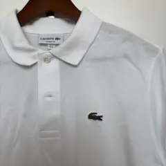 LACOSTE ホワイト ポロシャツ US M