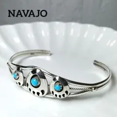 2349 NAVAJO バングル ベアパウ ベアクロウ ３連 silver925