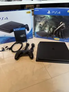 PS4本体FF7 リメイク限定版 FF7リメイク+おまけソフト付き 初期化済